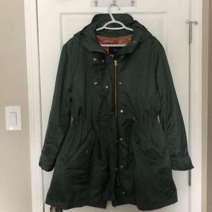 REPOSH J. Crew Green Coat size XL